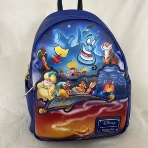 Loungefly Disney Aladdin Blue Backpack | 30th Anniversary Backpack
